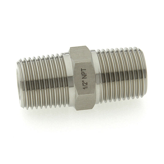 NPL-N08-N08 Straight Nipple (NPT 1/2" - NPT 1/2")