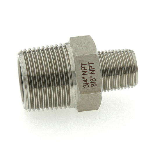 NPL-N12-N06 Reducer Nipple (NPT 3/4" - NPT 3/8")