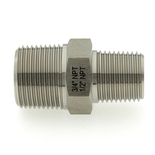 NPL-N12-N08 Reducer Nipple (NPT 3/4" - NPT 1/2")